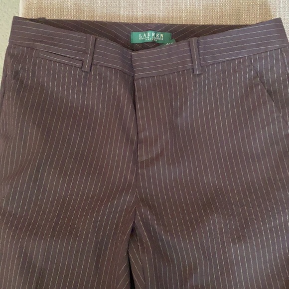 Lauren Brown Pinstriped pants - Picture 6 of 7
